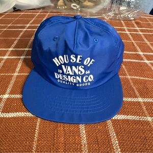Blue Vans Snapback House Of Vans NWT OS